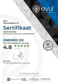 OneMed on tunnustatud turvaline partner